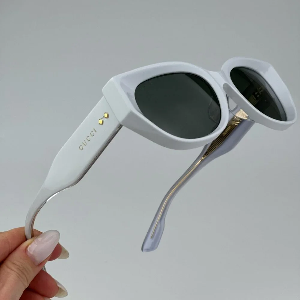 Gucci GG1532SA 003 BRAND NEW Sunglasses Grey Unisex Cat Eye